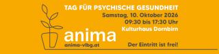 anima 2026, Tag für psychichse Gesundheit